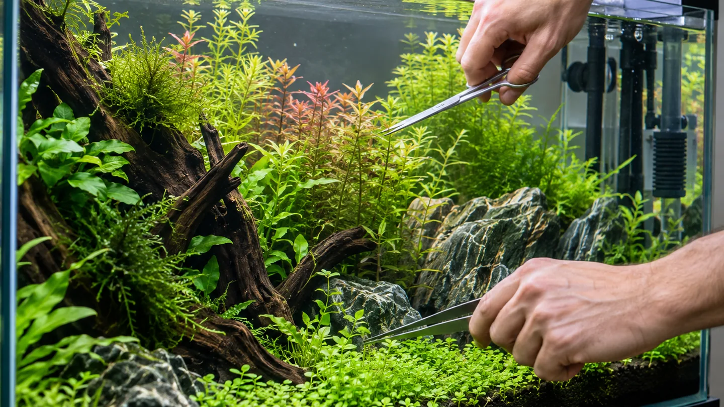 Hands-on Aquascaping Maintenance