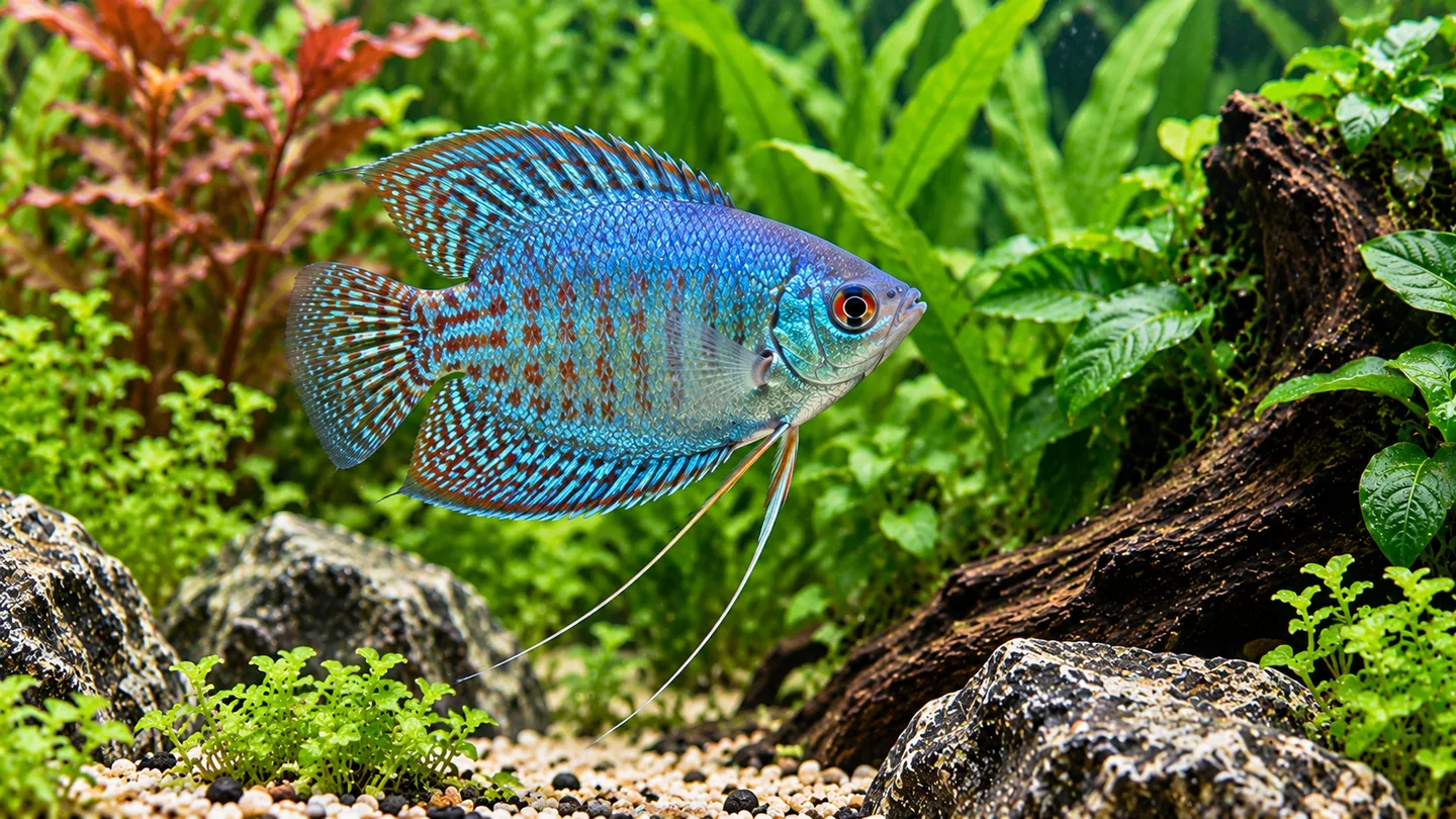 Freshwater aquarium scene for Nominal capacity vs real tank volume